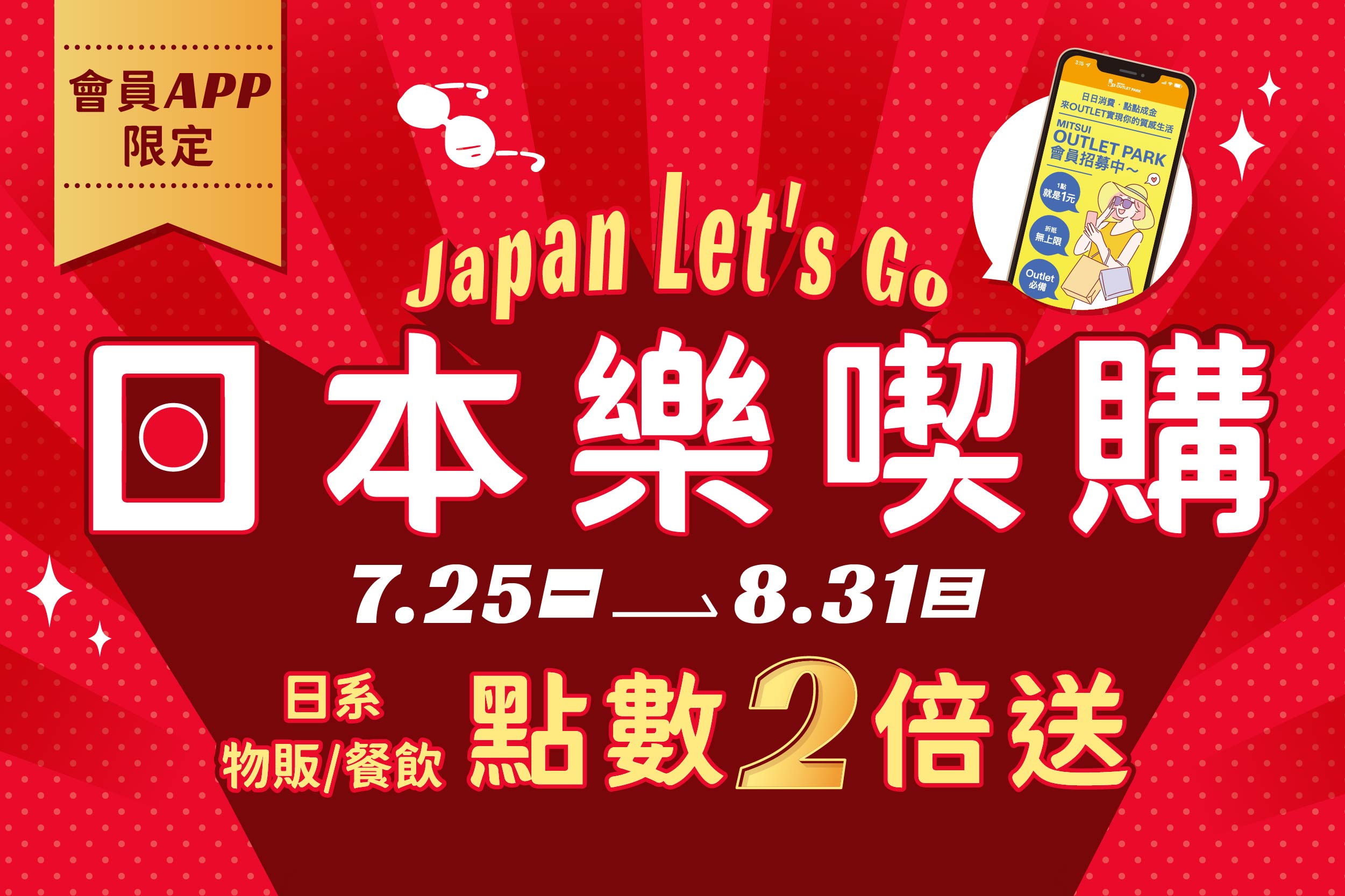 日本樂喫購 日系物販/餐飲點數2倍